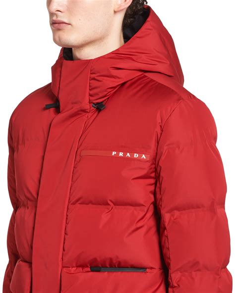 prada coat red|prada jacket outlet.